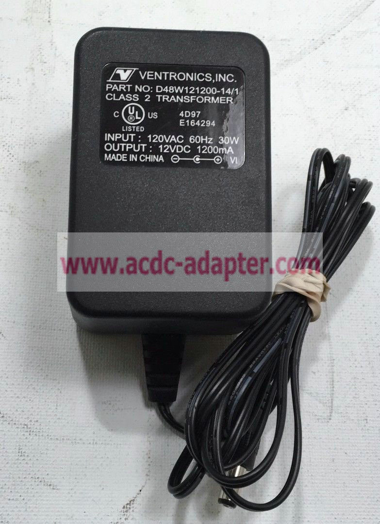 New 12VDC 1A AC Power Supply 5724-1210-DC Charger Adapter - Click Image to Close